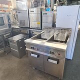 Friteusa profesionala cu 2 cuve,  pe suport,  L700, Horeca Bucuresti